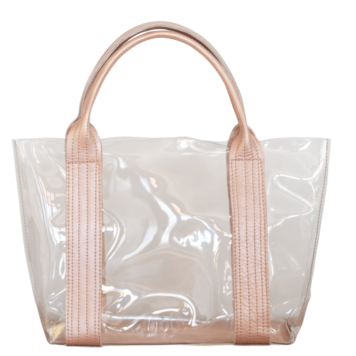 Clear Handbag Rose Gold